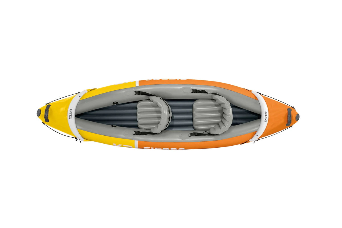 Intex Sierra K2 Inflatable Kayak with Oars and Hand Pump