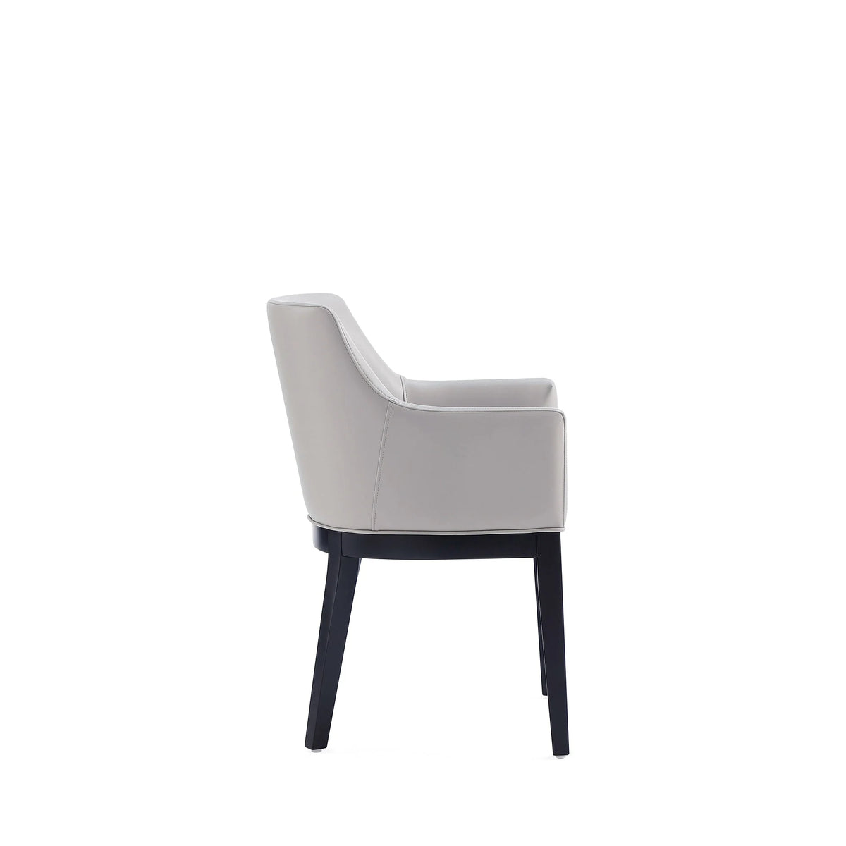 Gansevoort Modern Faux Leather Dining Armchair