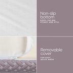 Milliard Memory Foam Futon Mattress - Full Size (Frame Not Included) (Black), 71"52"x6"