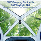 NAIZEA SUV Tent Automatic Camping Tent 10'x10' Waterproof Camping Tent 8 Person