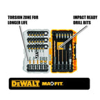 20V MAX Cordless 10 Tool Combo Kit, MAXFIT Screwdriving Set (35 Piece), (2) 20V 2.0Ah Batteries, Charger, and Bag
