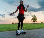 Hover-1 Evolution Hoverboard for Children, LED Headlights, 6 mph Max Speed, Midnight Blue