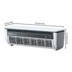 FYHALE 5,000 BTU Wall Mounted Air Conditioner with Remote Control, Digital Display, Cool up to 150 Sq. Ft., Perfect for Small Bedroom, Living Room, Home Office, White