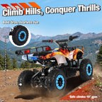 ATV for Kids, 36 Volt Ride on Toys, 500w Motor Quad Bike for Big Kids, Power Car Wheel with Metal Frame, Speed Control, Suspension, Black
