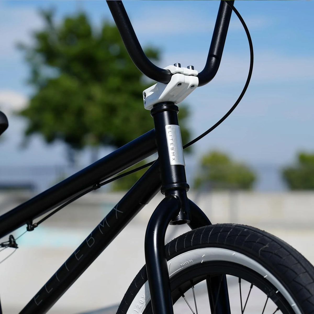 Elite BMX Bicycle 20�� Freestyle Bike - Stealth Blue Purple Ideal for Ages 7 to 18 Years