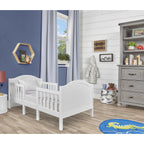 Dream On Me Portland 3 in 1 convertible Toddler Bed, Steel Grey