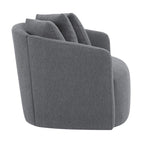 Beautiful Drew Accent Chair by Drew Barrymore, Cream Boucle