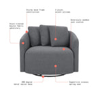 Beautiful Drew Accent Chair by Drew Barrymore, Cream Boucle