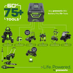 Greenworks 60V 26" Cordless Battery Hedge Trimmer with 2.0Ah Battery & Charger