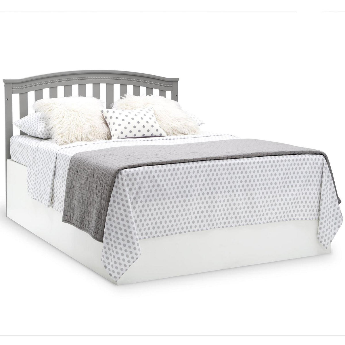 Delta Children Waverly 6-in-1 Convertible Baby Crib. Grey