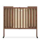 Delta Children Lee Portable Folding Mini Crib with 1.5-Inch Mattress - Greenguard Gold Certified, Bianca White