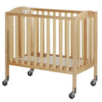 Dream On Me Birch 3-in-1 Folding Portable Mini Crib. Natural