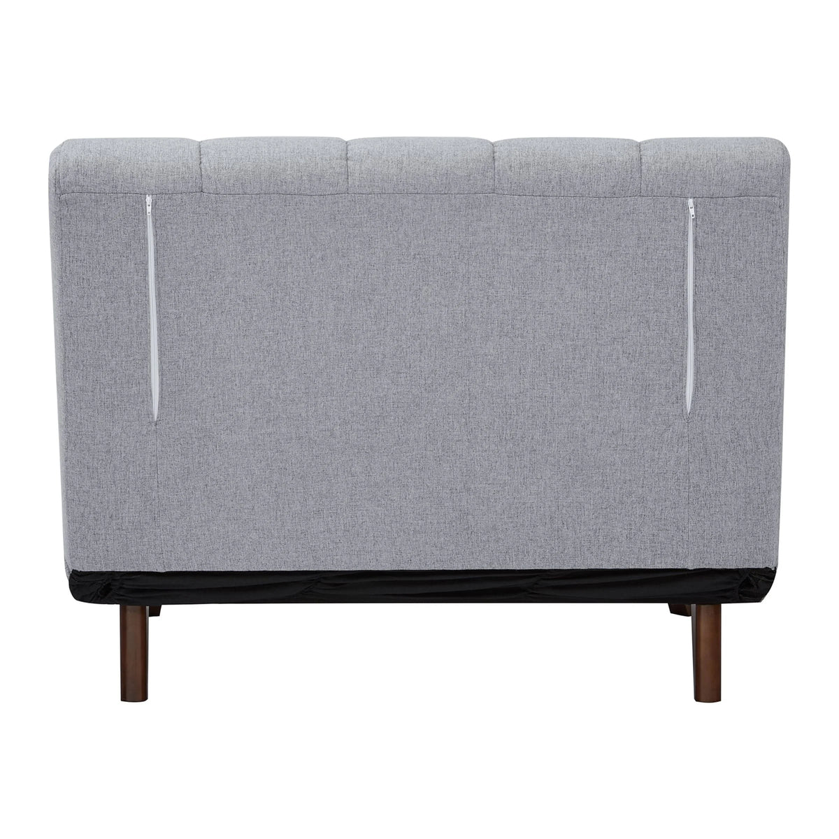 A&D Home Springfield Polyester Convertible Futon Chair, Yellow