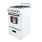 Avanti 20" Compact Gas Range Oven, in White (GR2011CW)