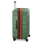 Securitech by Delsey, Citadel 31" Large Checked Hardside Spinner Luggage Green