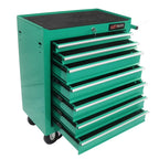 7-Drawer Metal Rolling Tool Chest with Wheels, Tool Storage Cabinet with Locking System, Toolbox with Wheels for Garage, Warehouse, Workshop, Repair Shop, Red