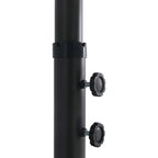vidaXL Garden Parasol Blue Polyester fabric, Aluminum pole and ribs Large