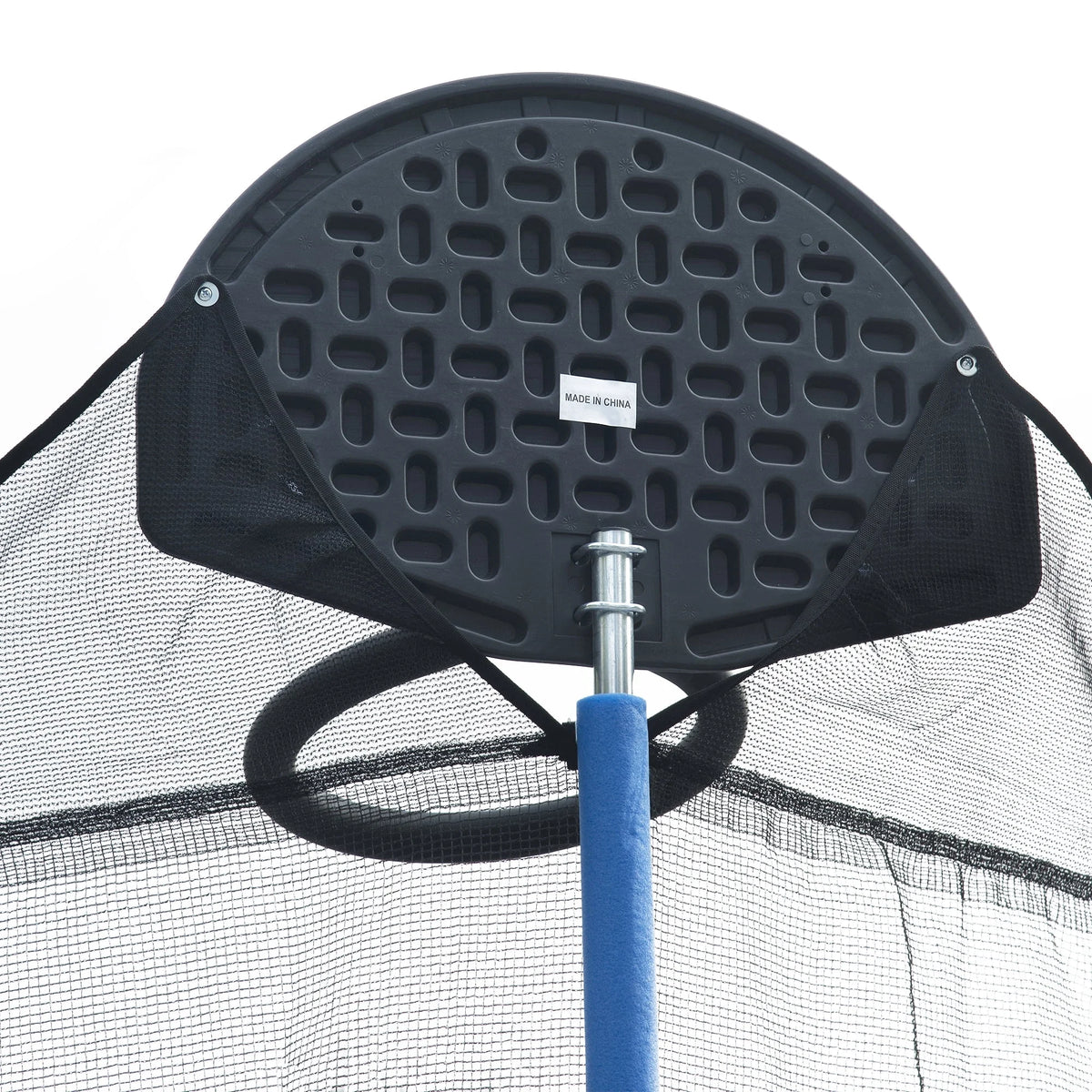 14FT Outdoor Trampoline with Safety Enclosure, Steel Tube Frame, Ladder & Secure Net - Heavy Duty, Blue