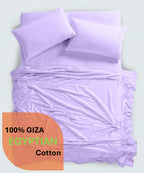 600 Thread Count, 100% Giza Egyptian Cotton Bedding Set, 4-PC Sheets Set, 15 Inch Deep Pocket of Fitted Sheet, Soft Sateen Weave Breathable - Black, Twin