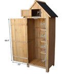 Winado 70" Wooden  lockers with Firwood Single Door Durable