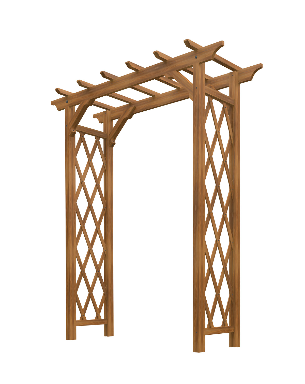 Vita 55 in x 88 in Heartwood Arbor, Cedar, Golden, Brown, VA68897