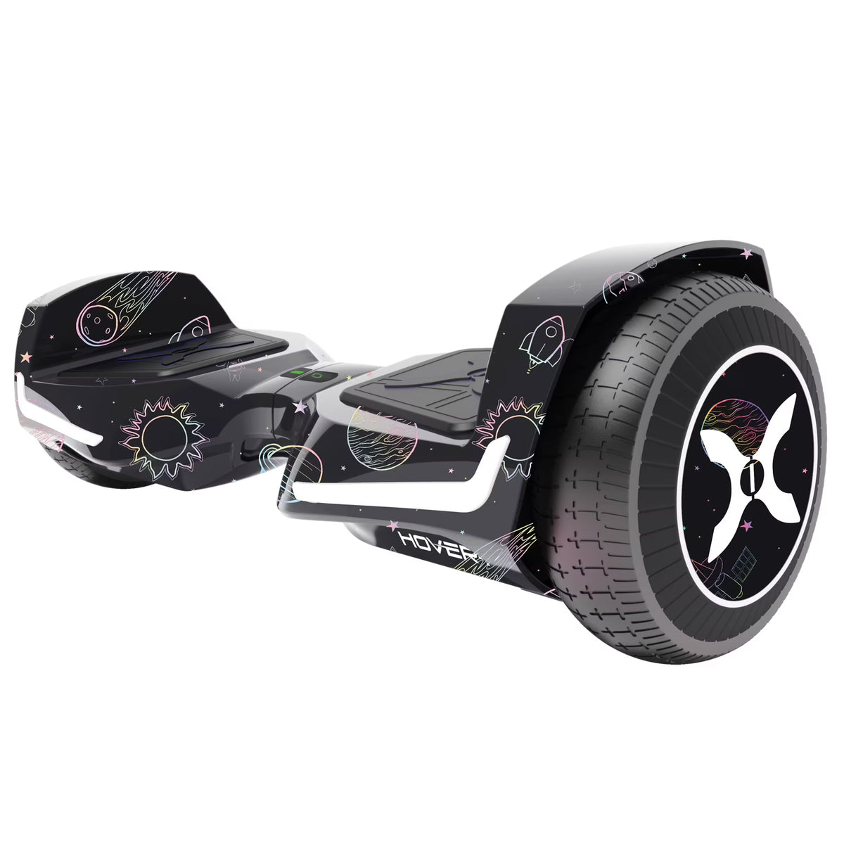 Hover-1 Evolution Hoverboard for Children, LED Headlights, 6 mph Max Speed, Midnight Blue