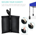 Best Choice Products 12x12ft Easy Setup Pop Up Canopy w/ 1-Button Setup, Wheeled Case, 4 Weight Bags - Navy Blue