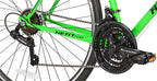 700c RoadTech Men's Bike, Black/Green
