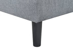 Mainstays Studio Futon, Gray Linen Upholstery