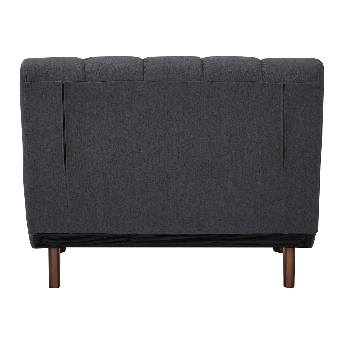 A&D Home Springfield Polyester Convertible Futon Chair, Yellow