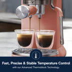 De’Longhi Dedica Duo Espresso Machine, Compact Size with Built in Frother for Latte Art, Brew Espresso, Cold Brew, Lattes & More, Stainless Steel