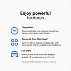 New! OBDeleven 3 Scan Tool, OBD2 Bluetooth Car Code Reader, Auto Diagnostic Scanner for iOS & Android