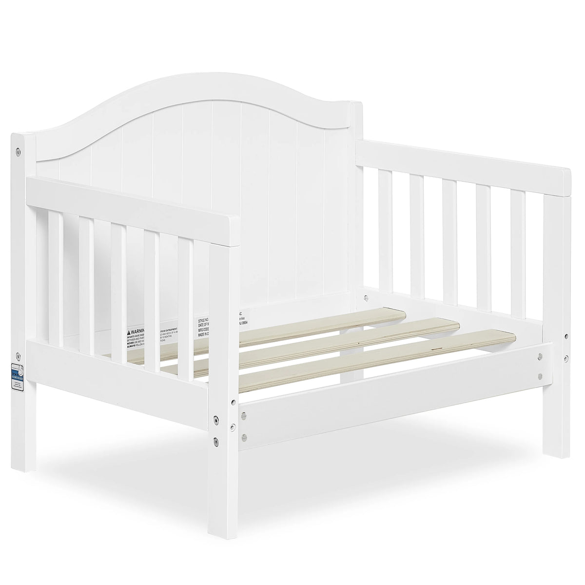 Dream On Me Portland 3 in 1 convertible Toddler Bed, Steel Grey