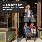 Baby Jogger City Tour 2 Double Stroller. Pitch Black