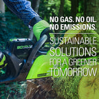 Greenworks 80V 16" Brushless Chainsaw with 2.0 Ah Battery & Charger 2004502