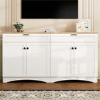 72"h Pantry Pair, 2 , Adjustable Shelves, , Black Finish 2 Bookcase , Cabinet With Vintage Style