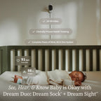 Owlet Dream Duo (3rd Gen) �C FDA-Cleared, All-in-One Smart Baby Monitoring with Sock & 2K HD Cam