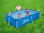 Bestway 9.8' x 6.7' x 26" Deluxe Splash Kids Ground Swimming Pool (Pool Only)