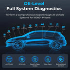 TOPDON Latest Car Diagnostic Scan Tool AD900 LITE OBD2 Scanner Wireless Bidirectional All System Scanner with Active Test, 8+ Reset Services