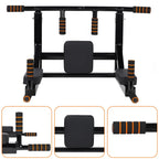 Dual-Use Wall-Mounted Pull-up Bar for Home Gym Strength Training Equipment Chin Up Steel Bar