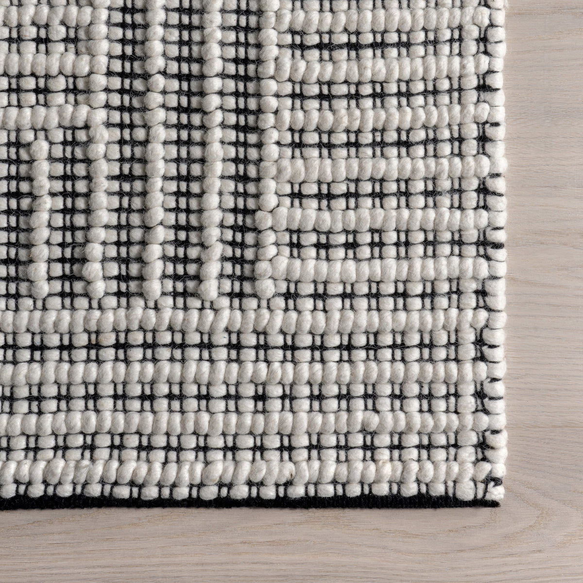 Rugs USA Devon Wool Blend Area Rug, 5' x 8', Devon Ivory