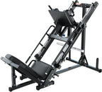 RitFit Leg Press Hack Squat Machine, Professional Adjustable Leg Press Machine for Home Gym with Linear Bearing, Specialty Hack Squat Machine for Full Lower Body Workout with Weight Storage, Pink