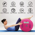 Gymnastics Mat Set 10FT Inflatable Tumbling Mat, 39*24 inch Air Roller Gymnastics Barrel and 3 Air Block with 800W Air Pump for Training Cheerleading Home Use Yoga and Water Use