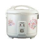 Tiger JNP-1800 10-Cup Electric Rice Cooker, Floral White - Pure Flower Design