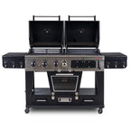 Pit Boss Memphis Ultimate Gas and Charcoal Combo Grill with Electric Smoker
