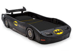 Delta Children DC Comics Batman Batmobile Car Plastic Twin Bed, Black