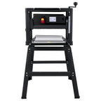 VEVORbrand 12.5" Thickness with detachable stand, Foldable Wood Planer 1500W Thickness Woodworking 315"/min Feed Rate Double Cutter Benchtop Thickness Planer with Dust Exhaust Interface Stand