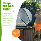 EXIT Toys UV Resistant Pool Covers, PVC Transparent, 104" x 104" x 55"