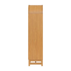 Better Homes & Gardens Juliet Narrow Arch Bookcase, Deep Green and Light Honey