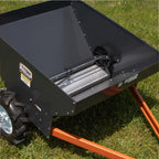 Titan Attachments Compact Manure Spreader, Rated 8.7 Cu. FT, Utility Tow-Behind ATV/UTV Lawn Tractor Spreader